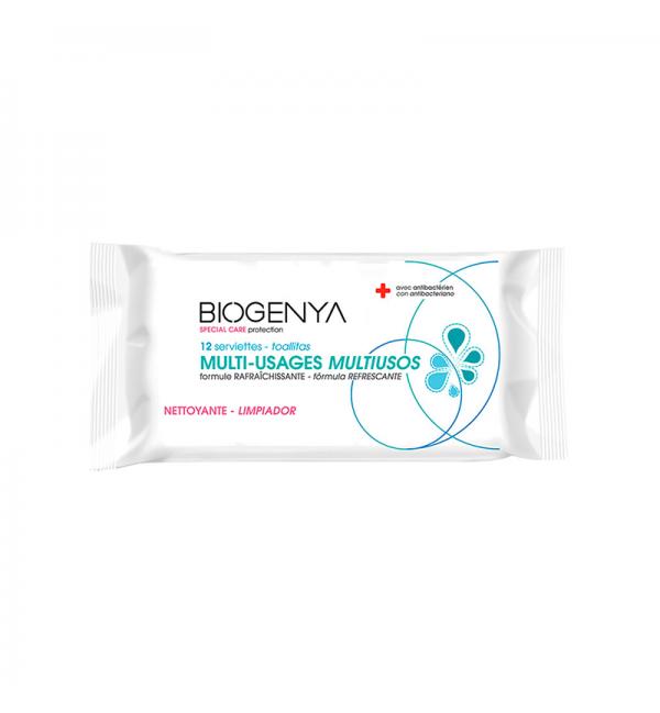 Toallitas antibacterianas Biogenya 12 uds