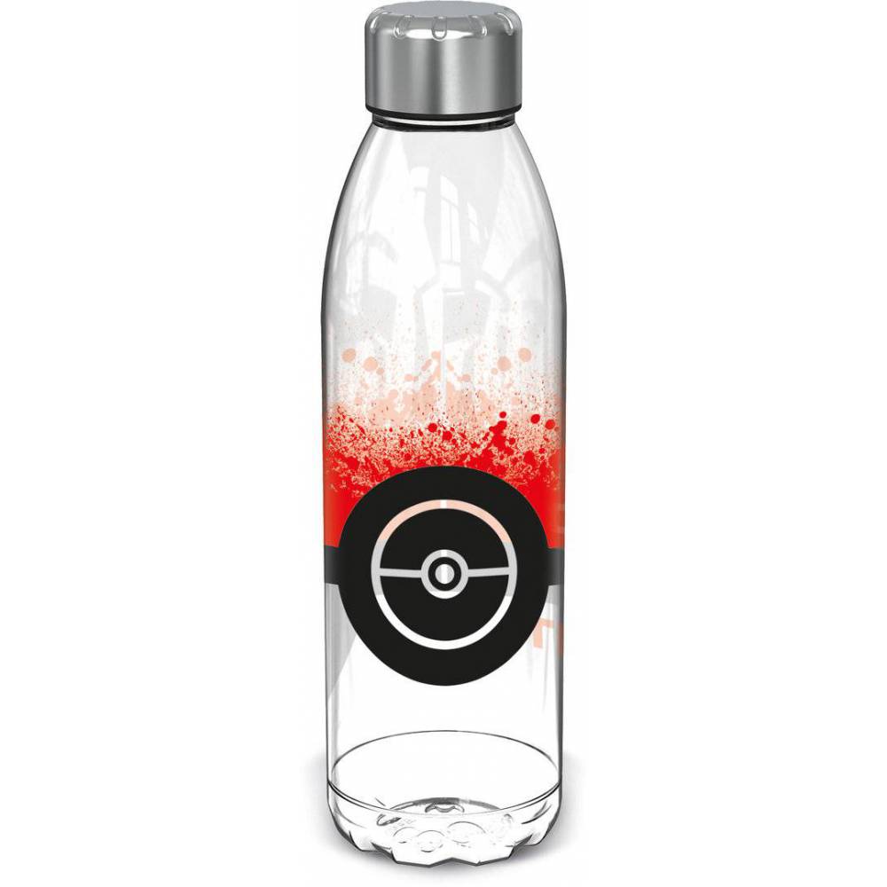 Stor Botella Transparente Aqua Pokémon Pokeball con Tapón De Seguridad 980ml