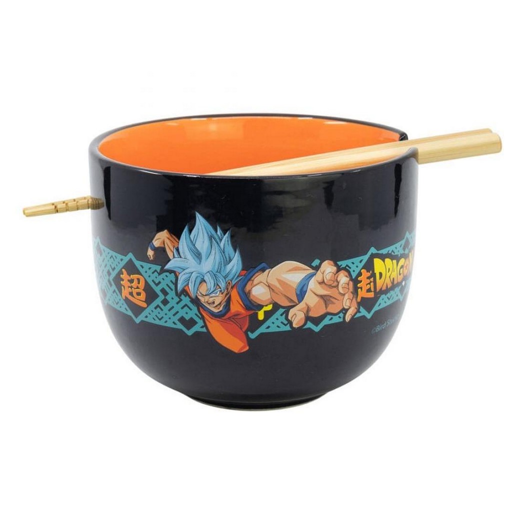 Stor Cuenco Bol para Ramen con Palillos Dragon Ball, Goku Vegeta