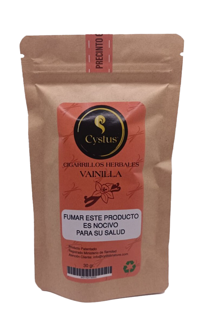 Cystus Cigarrillos de Hierbas sin tabaco, sin nicotina sabor vainilla
