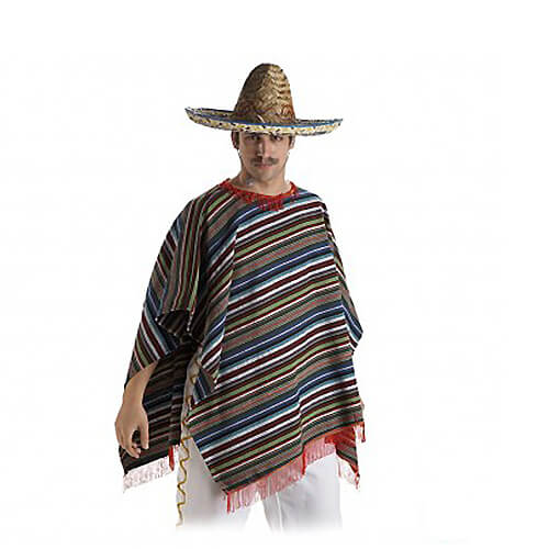 Disfraz Poncho Mexicano