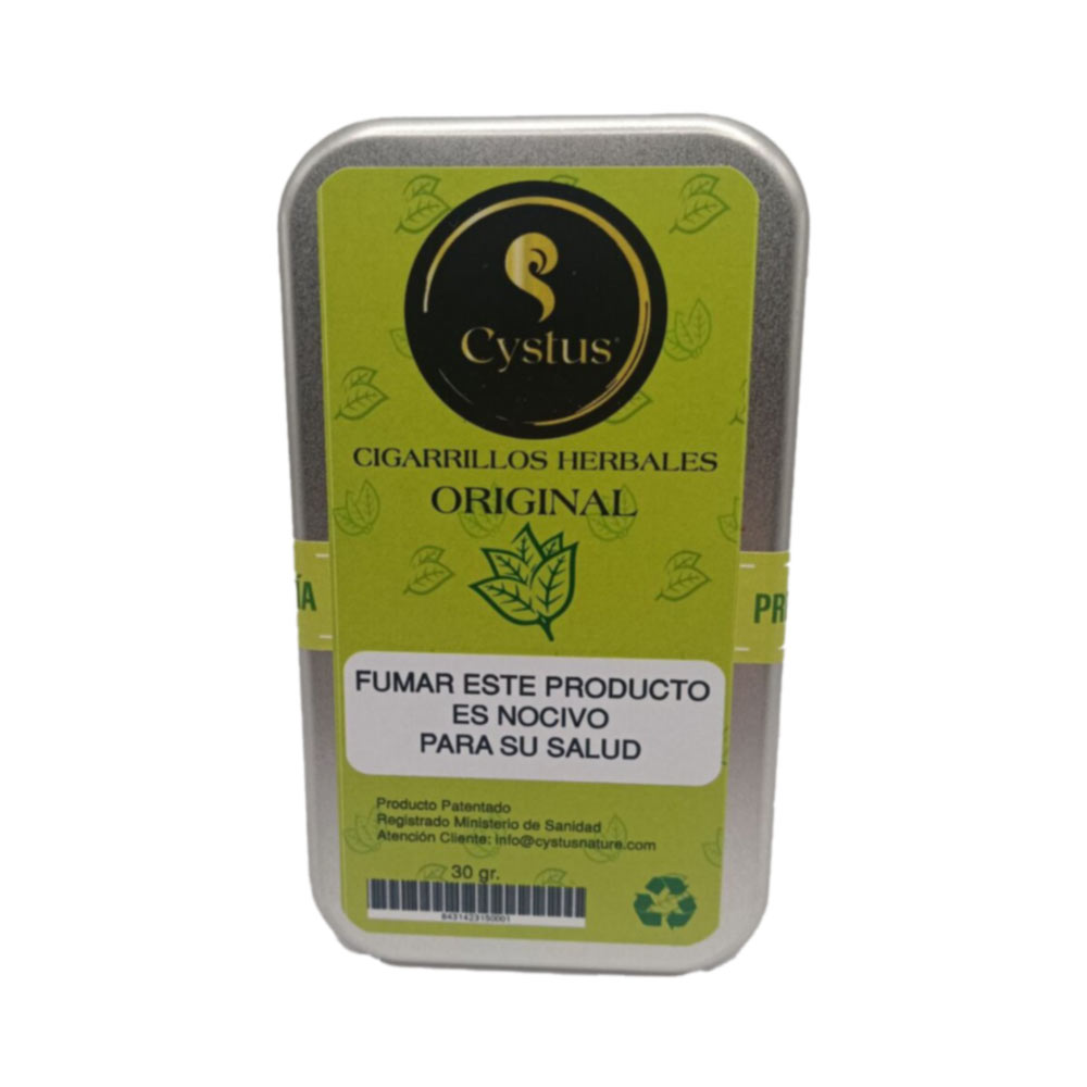 Cystus Cigarrillos Premium Edition de Hierbas sin tabaco, sin nicotina sabor original