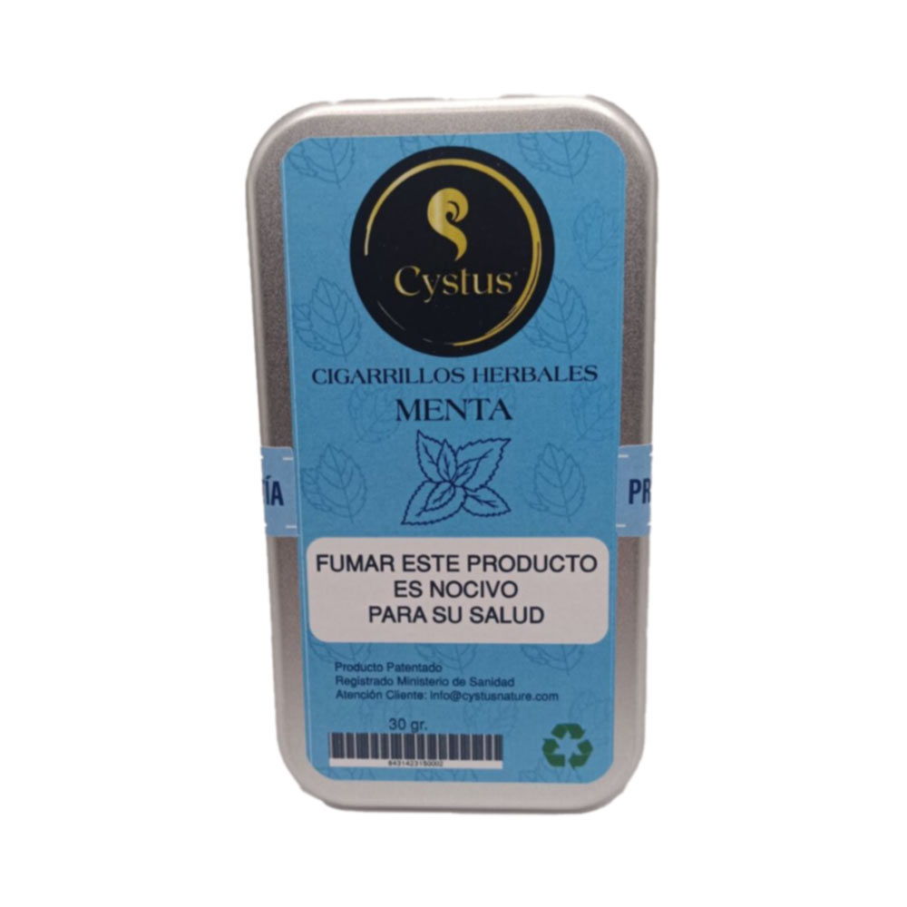 Cystus Cigarrillos Premium de Hierbas sin tabaco, sin nicotina sabor a menta