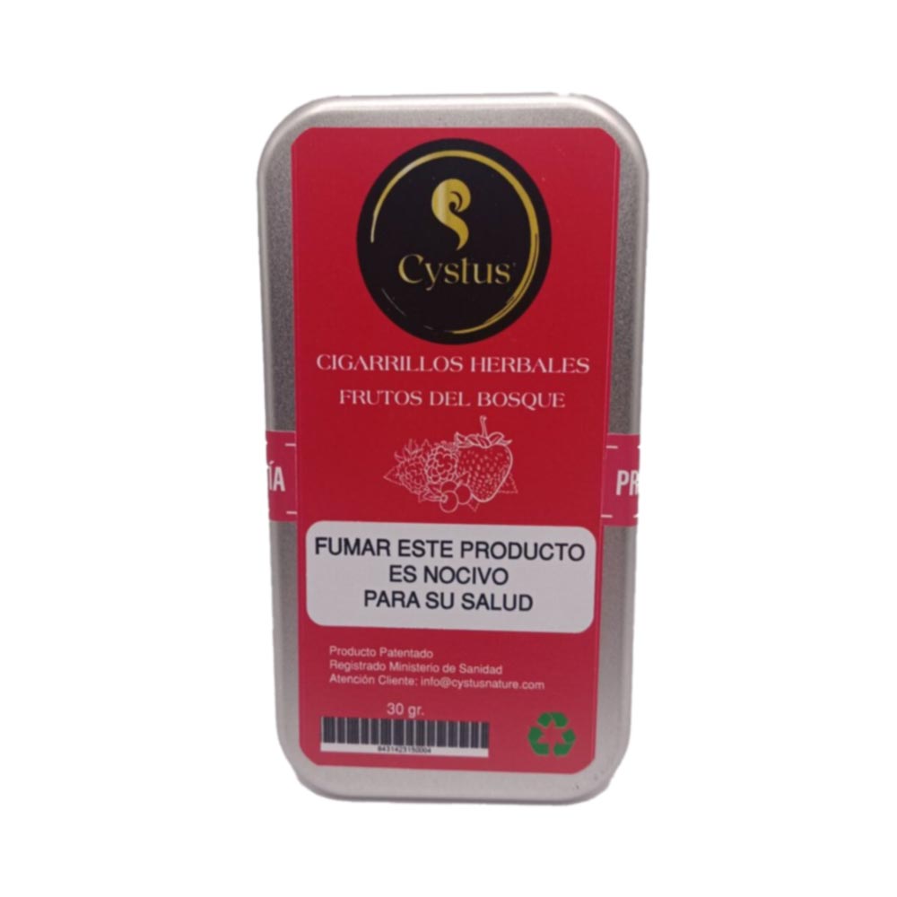 Cystus Cigarrillos Premium Edition de Hierbas sin tabaco, sin nicotina sabor a frutos del bosque