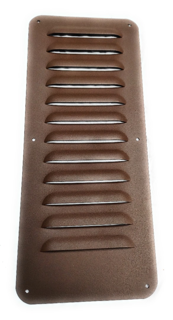 Rejilla ventilación rústica oxido