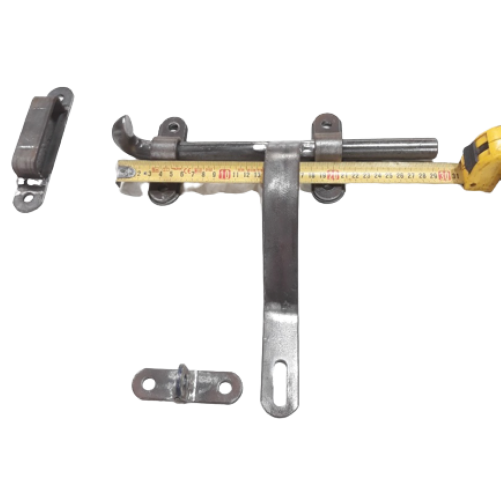 Cerrojo para cancela con curva sin pintar