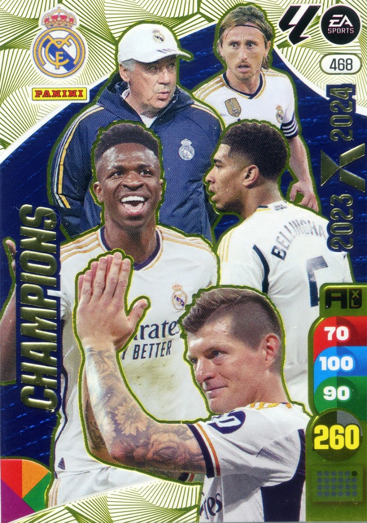 Champions Card - Real Madrid - Edición Limitada - #468 - Panini Adrenalyn XL La Liga 2023-2024
