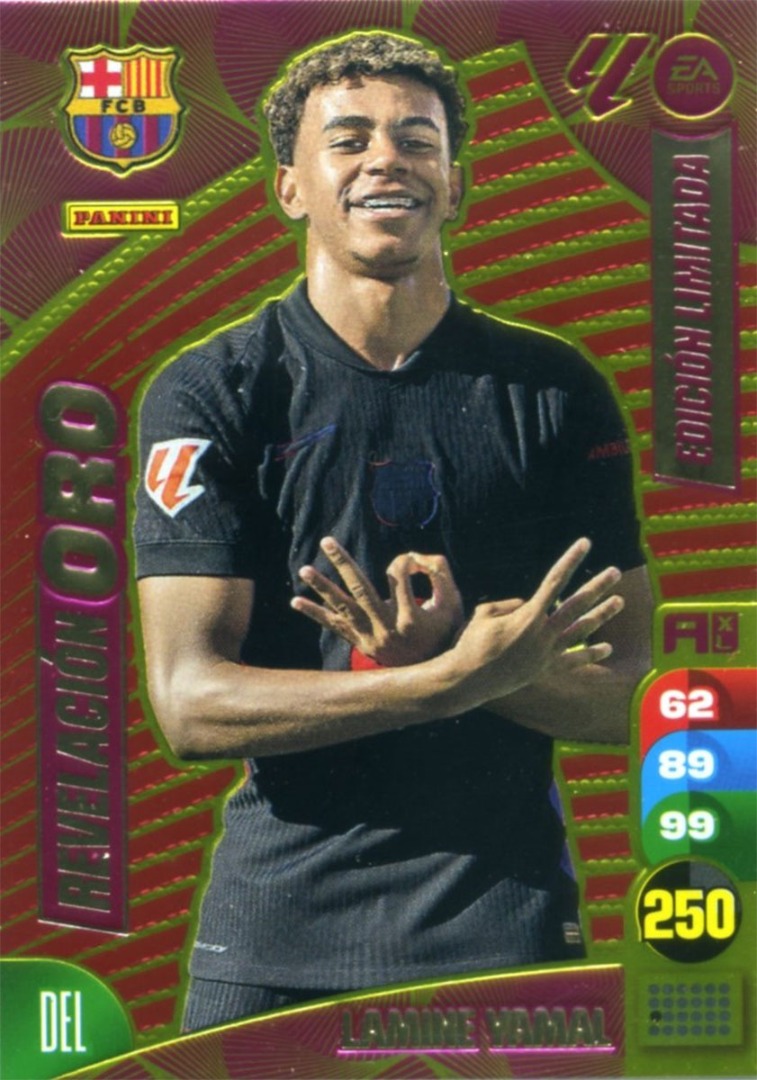 Lamine Yamal - Revelación Oro - Edición Limitada - Panini Adrenalyn XL La Liga 2023-2024