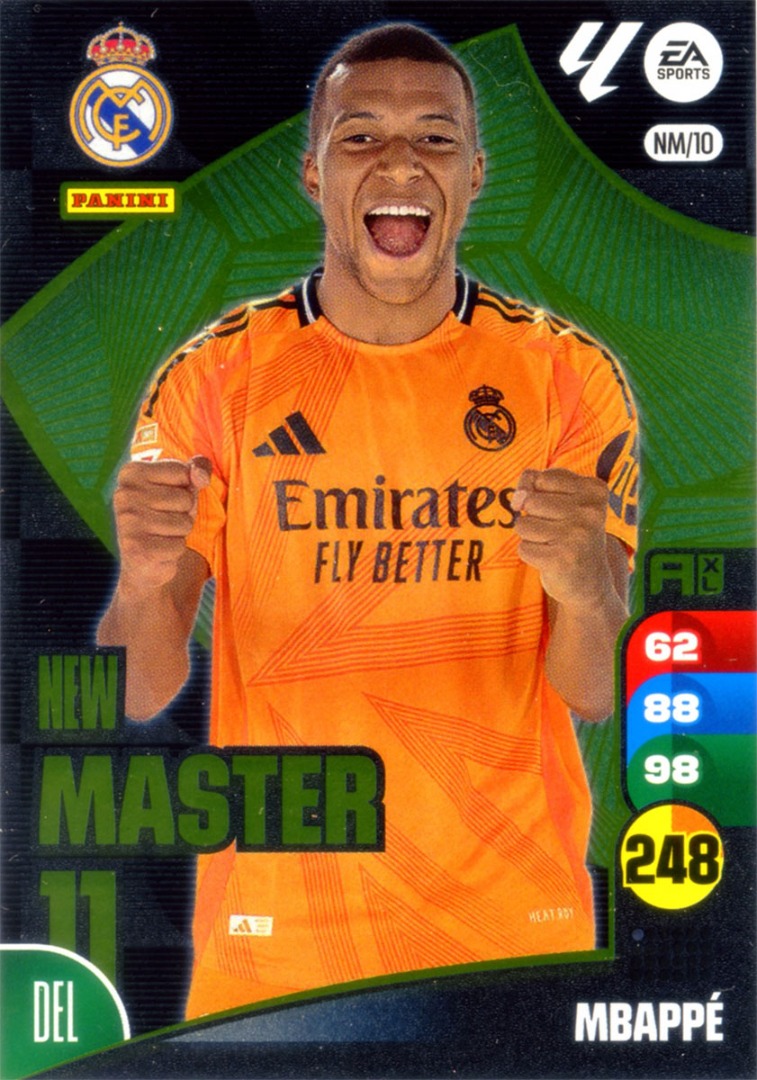Mbappé - New Master 11 - Edición Limitada - #NM10 - Panini Adrenalyn XL La Liga 2023-2024