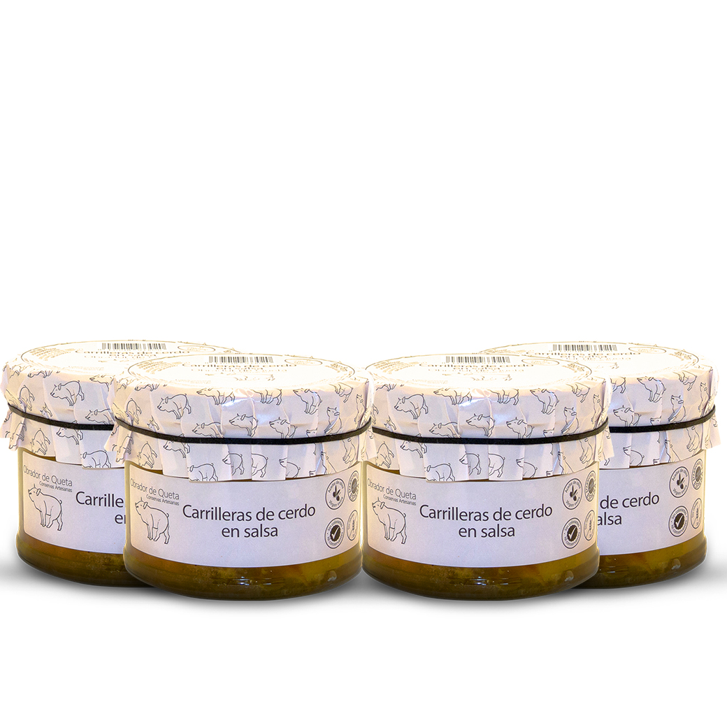 Carrilleras de cerdo al vino blanco - 4 unidades 1