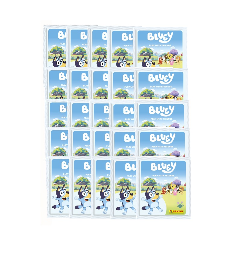 Bluey 2 25 sobres Colección 2025 pegatinas Panini