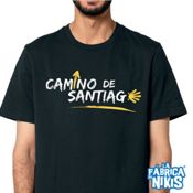 miniatura Camiseta Unisex Lettering Camino de Santiago