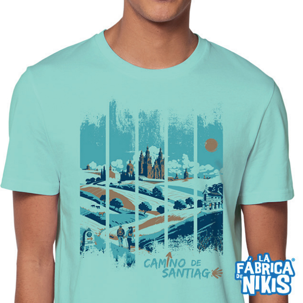 Camiseta Unisex Paisaje Camino de Santiago
