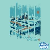 miniatura Detalle Camiseta Unisex Paisaje Camino de Santiago