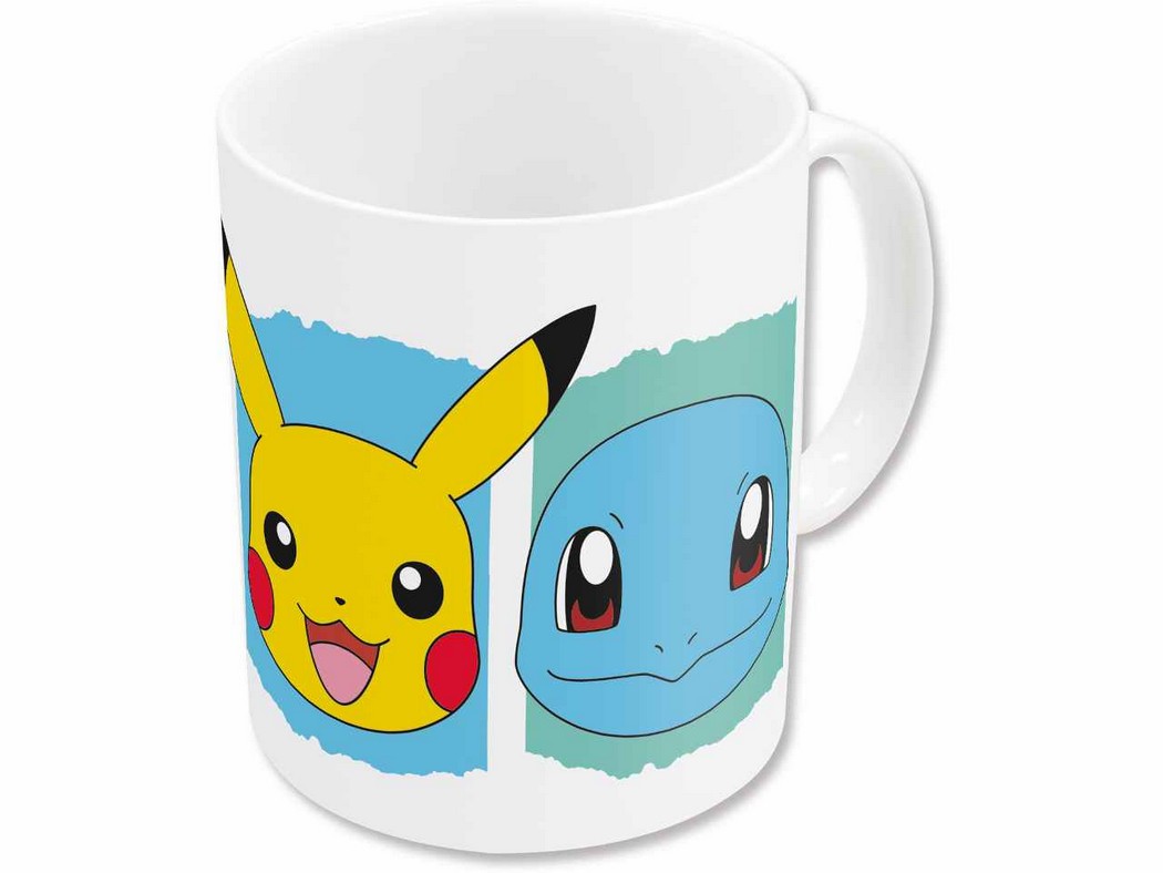 Taza Mug Cerámica Clásicos Caras Face Pokemon 325 ml