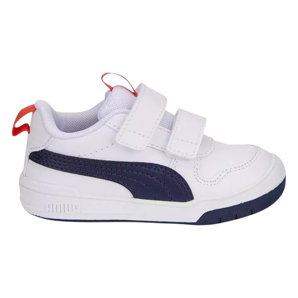 Imagen ZAPATILLAS PUMA MULTIFLEX SL V INF BLANCAS AZUL 380741-30 CASUAL NIÑO NIÑA