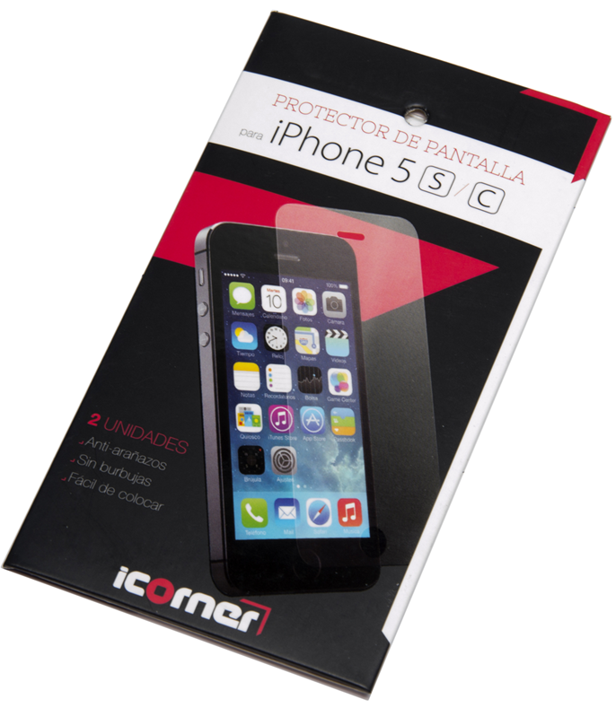 Protector de pantalla iPhone 5/5S/5C 2 unidades