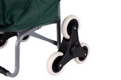 miniatura Carro de la compra plegable con 6 ruedas Bolsa 42 L Verde 3