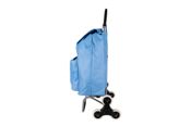 miniatura Carro de la compra plegable con 6 ruedas Bolsa 42 L Azul 2