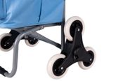 miniatura Carro de la compra plegable con 6 ruedas Bolsa 42 L Azul 3