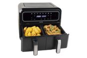 miniatura Freidora sin aceite con doble cubeta Pantalla táctil 8 programas 5