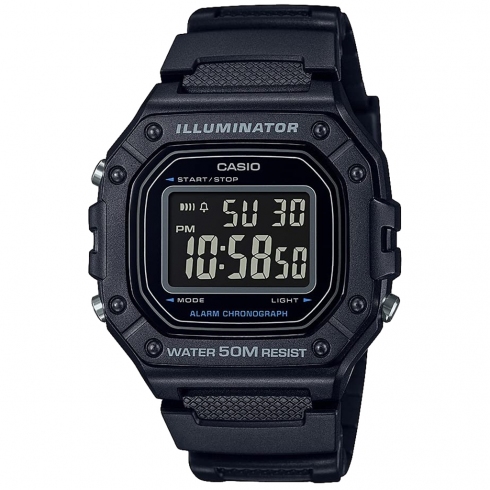 CASIO Casio Youth W-218h-1bvdf Reloj De Pulsera Digital Para Hombre Color Negro