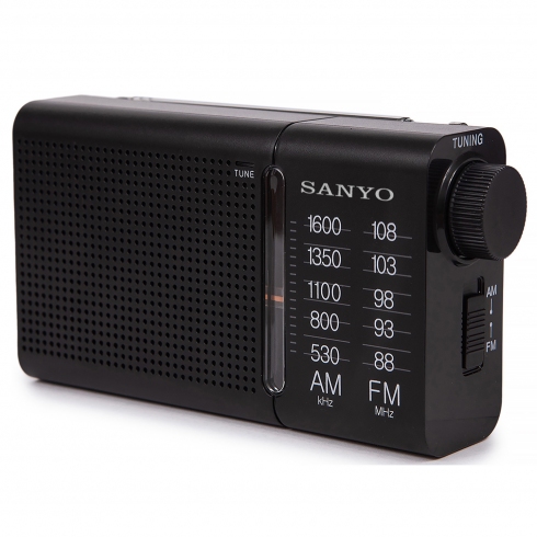Radio Sanyo Sobremesa Tamaño Medio Horizontal Ks124n