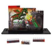 miniatura puzle vertical de construcción Sant Jordi Lluita 48 piezas