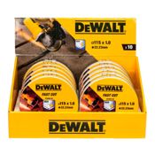 miniatura Discos de corte para acero inoxidable ø115x1x22,23mm dt3506-qz DeWALT 10 uds 3