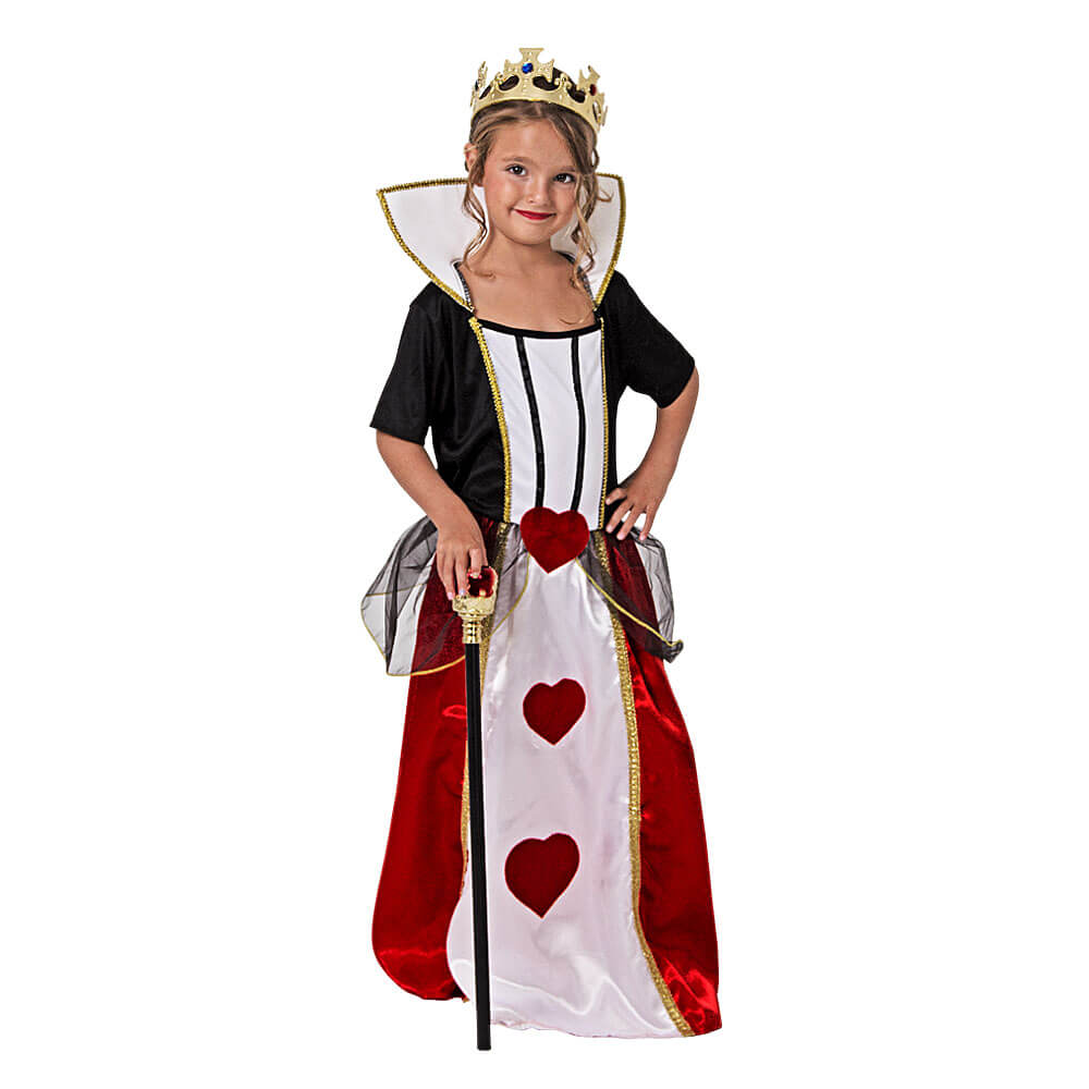 Disfraz de Reina de Corazones Infantil 1