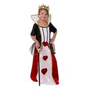 miniatura Disfraz de Reina de Corazones Infantil 1
