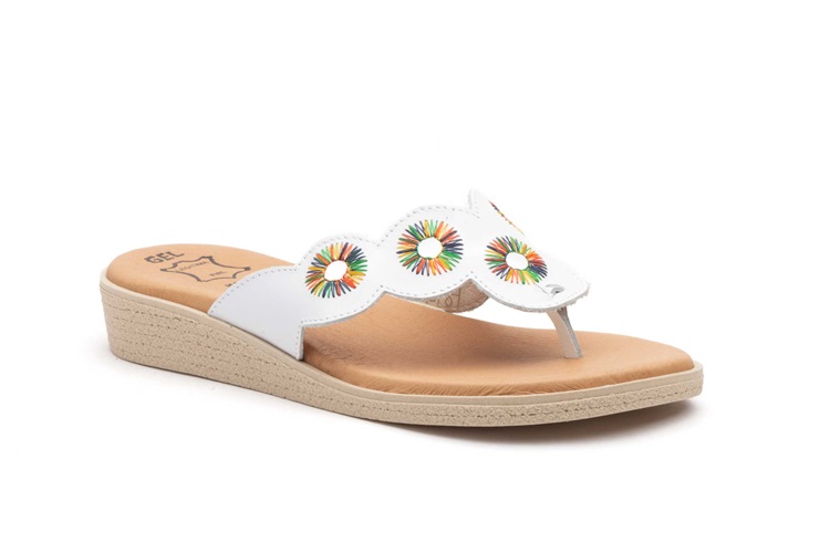 Sandalias de piel tipo flip-flop - Tallas 36 a la 41