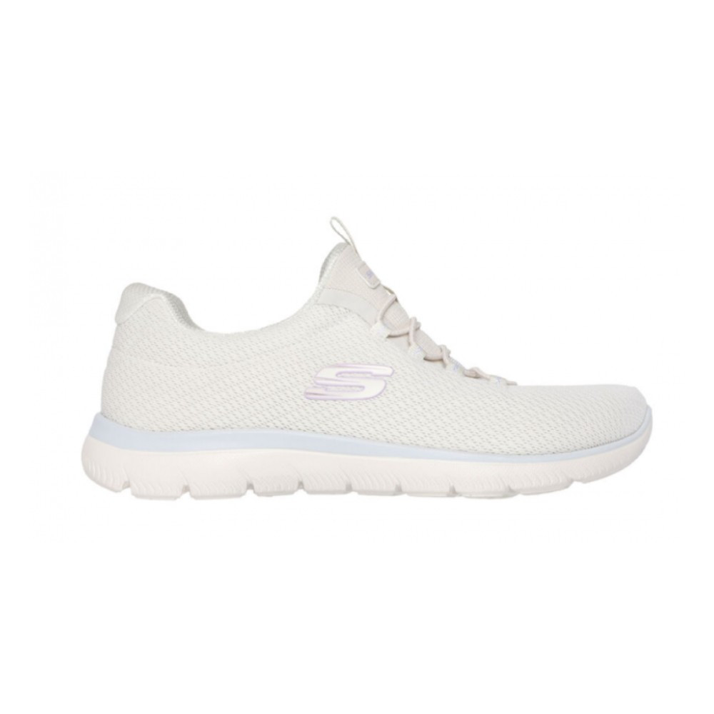 Imagen ZAPATILLAS SKECHERS SUMMINTS-SUMMER BLUSH MATURAL MULTI 150268-NTMT CORDON ELASTICO MUJER