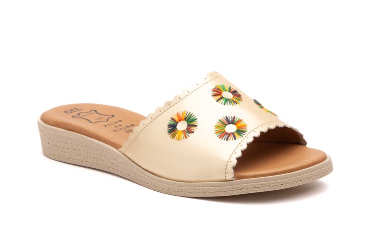 Sandalias Mujer Piel Tallas 36 a la 41 Colores Negro, Blanco y Platino