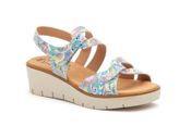 miniatura Sandalias Mujer Piel Flores - Tallas 35 a la 41