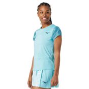 miniatura Imagen CAMISETA MIZUNO TENNIS CHARGE PRINTED WOS AZUL GLOW PADEL TENIS T SHIRT 62GAB201-19