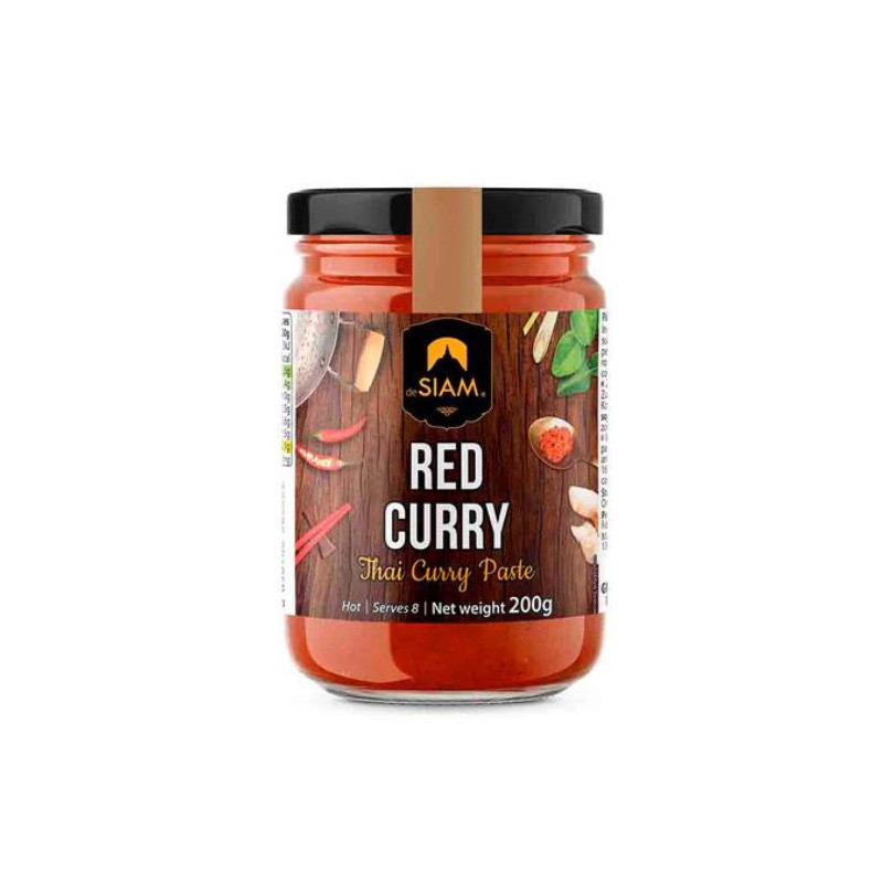 WITHOUT BRAND Pasta curry rojo Frasco 200g deSIAM
