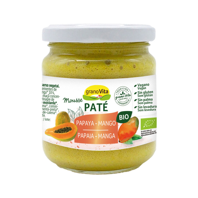 Granovita Pate Papaya Mango cristal Bio 175g Granovita