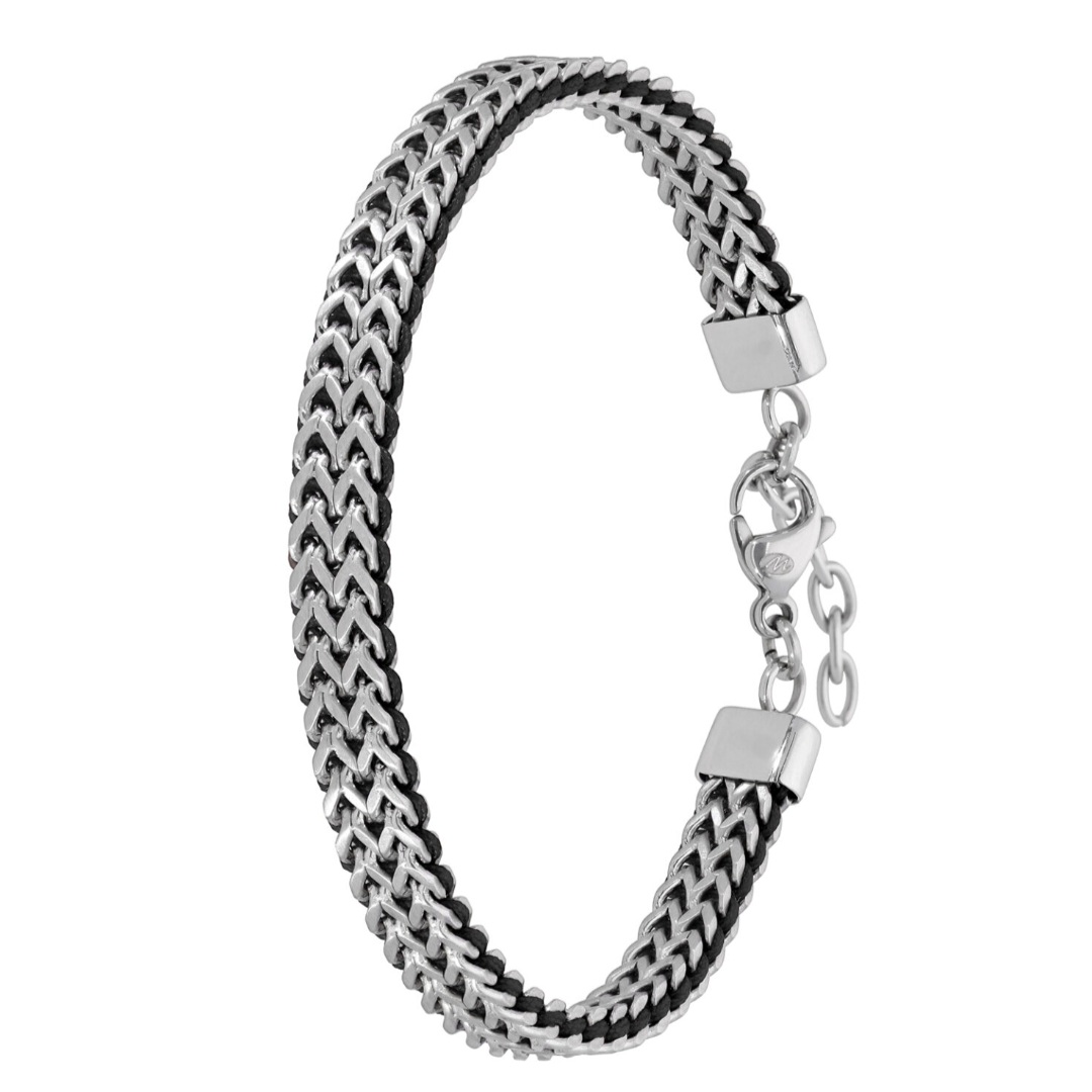 Pulsera hombre Yobek acero detalles 1