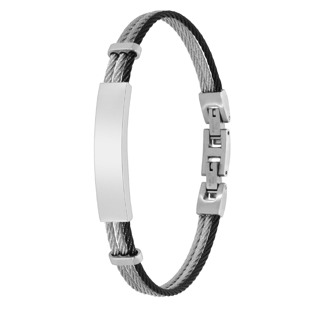 Pulsera hombre Uom acero detalles 1