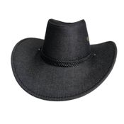 miniatura Sombrero Vaquero y Bandana Cowboy Western Negro Ajustable 58-59cm 3