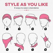 miniatura Sombrero Vaquero y Bandana Cowboy Western Negro Ajustable 58-59cm 10