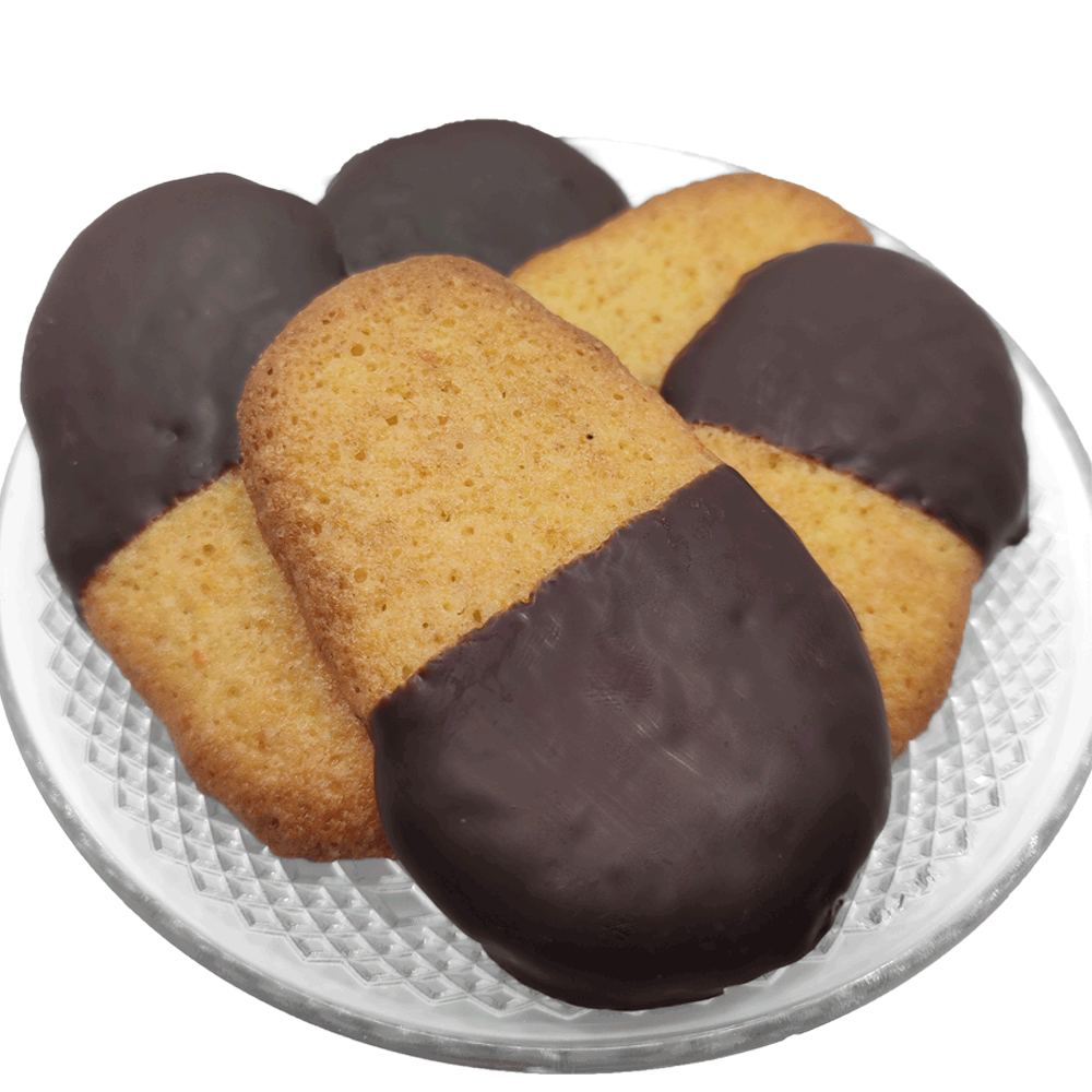 Galletas de naranja con chocolate