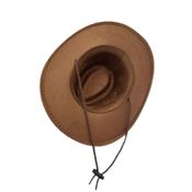 miniatura Sombrero Vaquero y Bandana Cowboy Western Fieltro de lana Marrón 58-59cm 4
