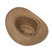 miniatura Sombrero Cowboy Western Gorro Vaquero cinta trenzada Beige 58-59cm 6