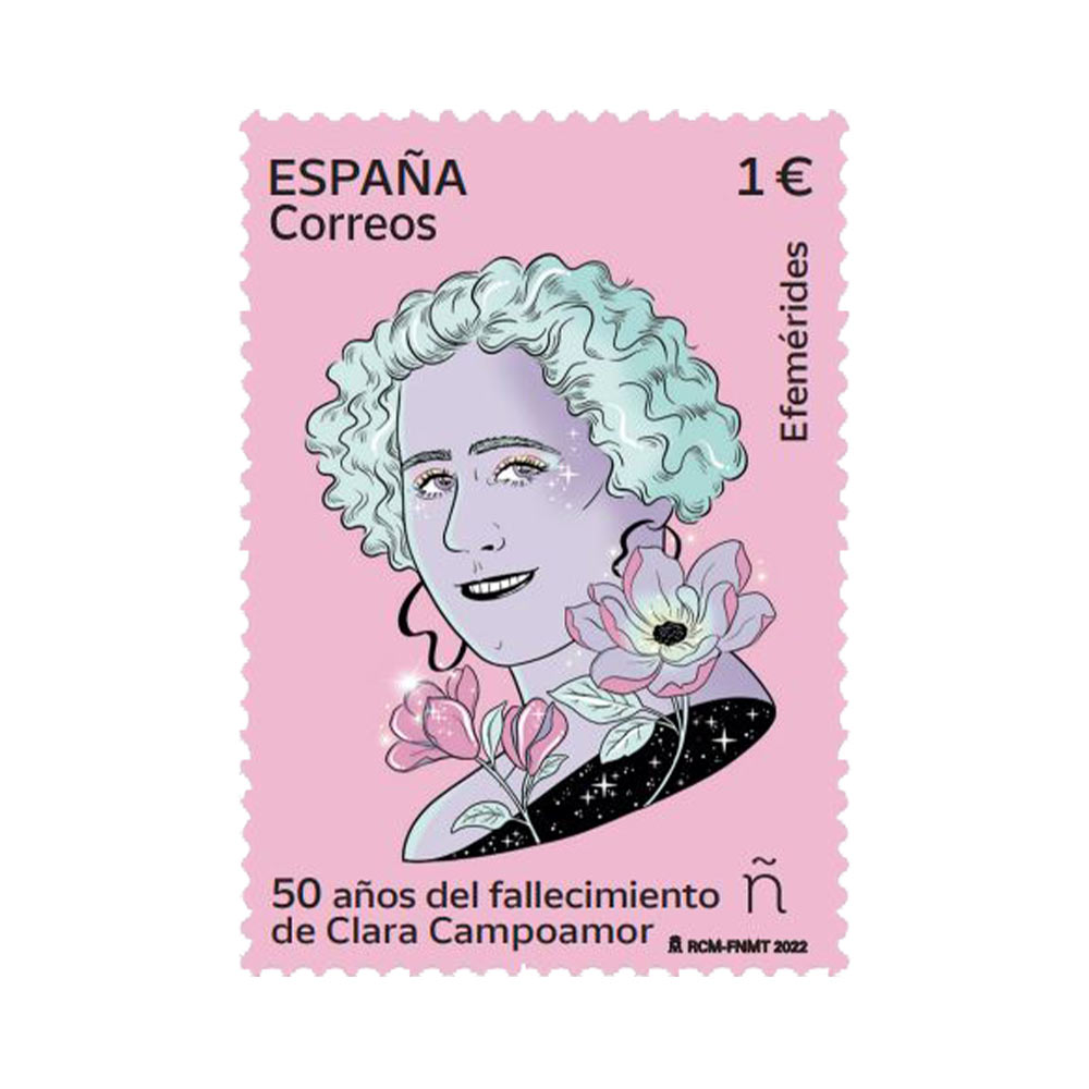 Clara Campoamor sello serie #8MTodoelAño Correos