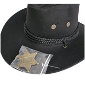 miniatura Cinta decorativa trenzada y estrella sheriff
