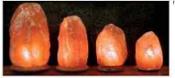 miniatura Lámpara de Sal del Himalaya Enchufe