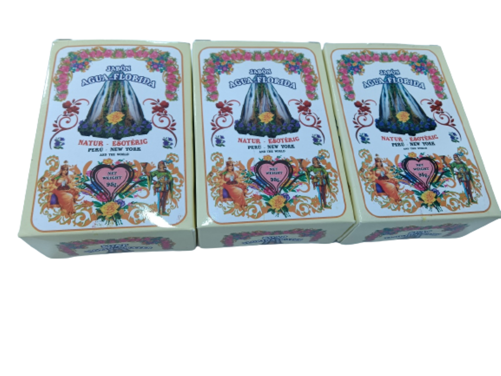 Jabón Agua Florida 95g x 3 ud - Florida Shoap