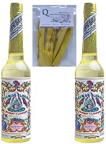 AGUA de FLORIDA de PERU Original amarilla y Tapón Blanco